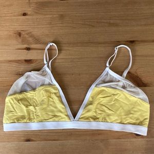 Mary Young Logan Bra in Banana, size L